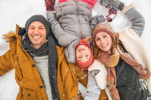 Rodzina z naturalna odpornością lezy na śniegu